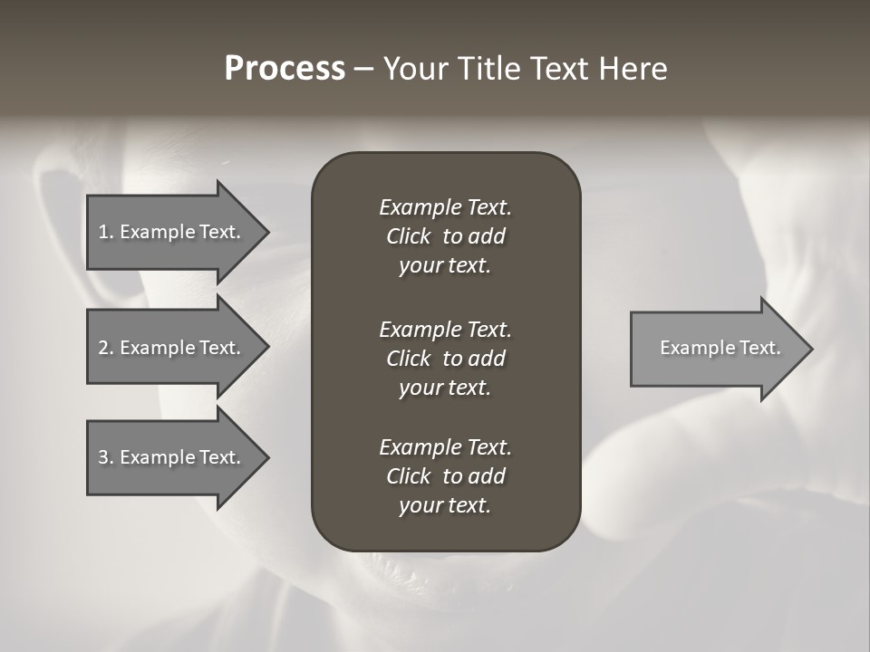 Baby Face Person PowerPoint Template
