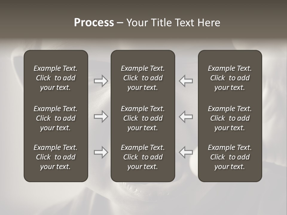 Baby Face Person PowerPoint Template