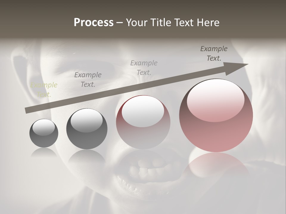 Baby Face Person PowerPoint Template