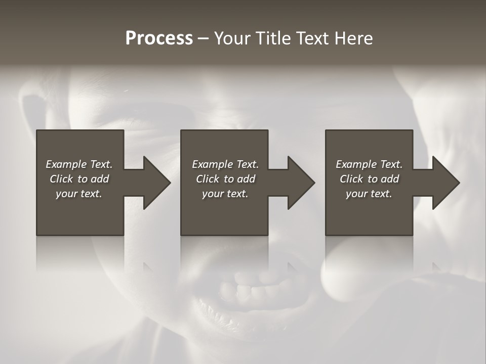 Baby Face Person PowerPoint Template