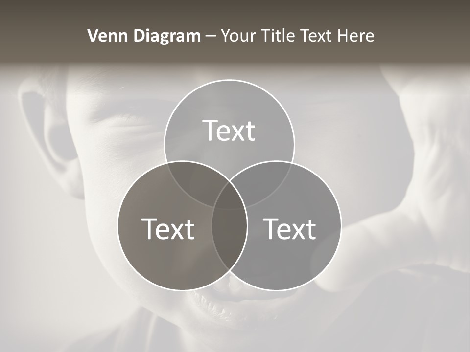 Baby Face Person PowerPoint Template