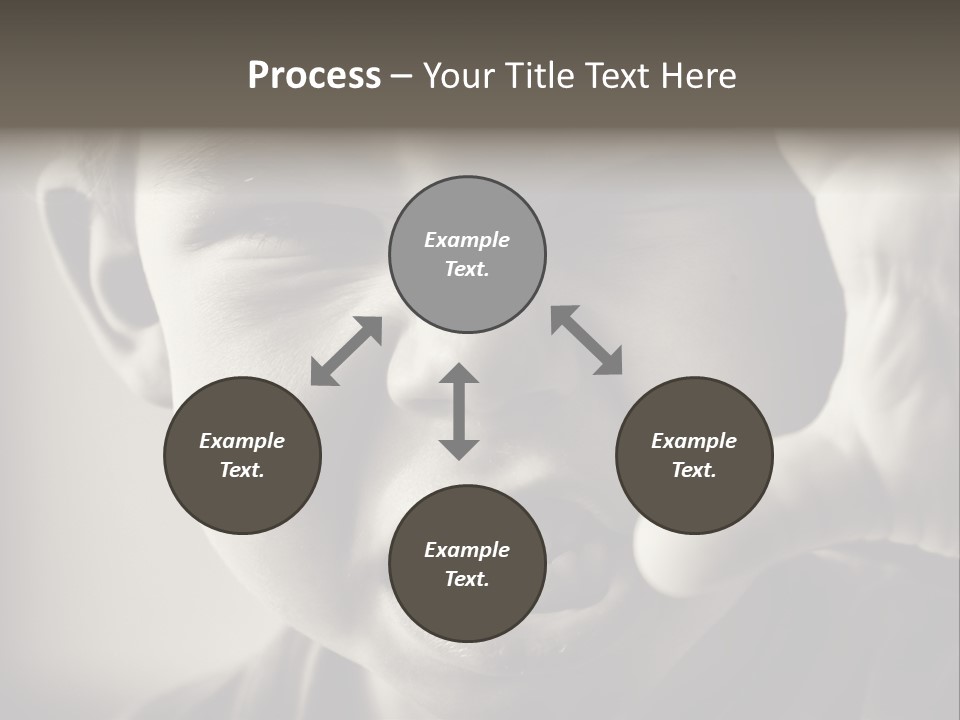 Baby Face Person PowerPoint Template