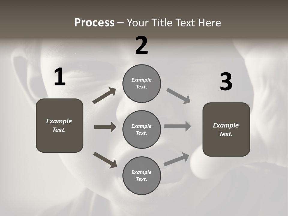 Baby Face Person PowerPoint Template