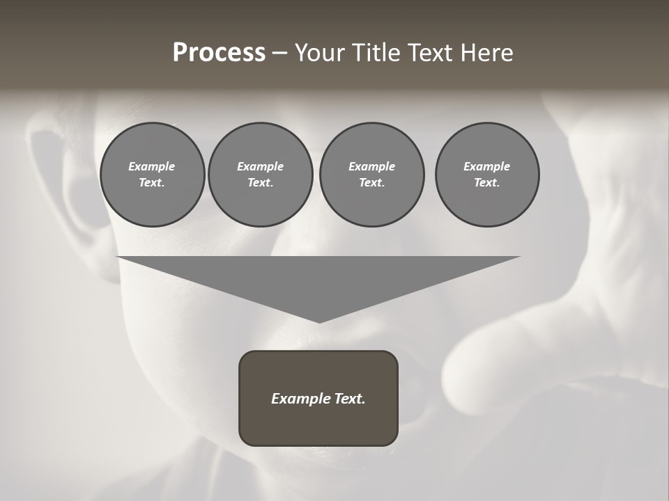 Baby Face Person PowerPoint Template