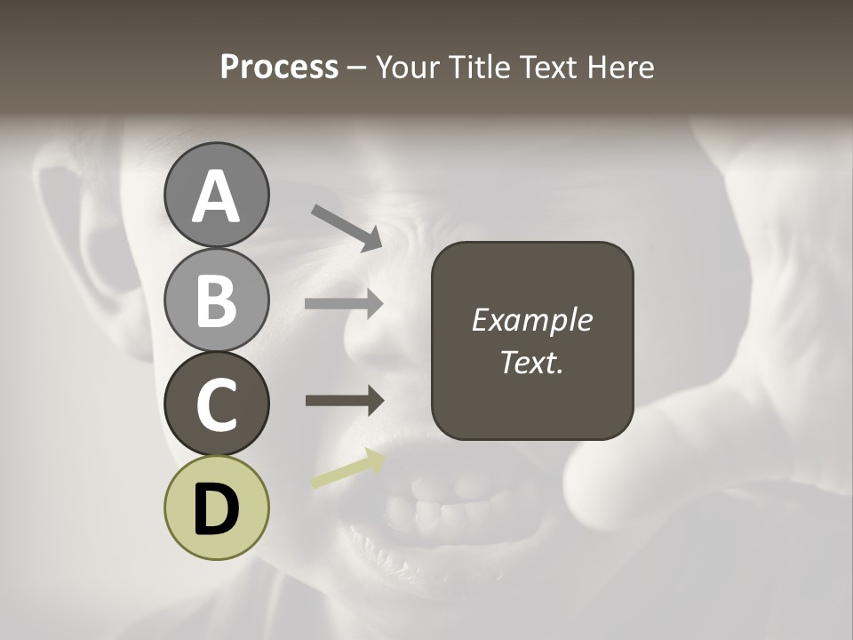 Baby Face Person PowerPoint Template