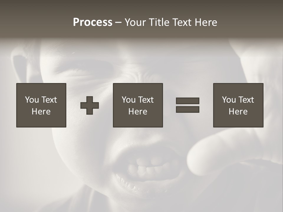 Baby Face Person PowerPoint Template