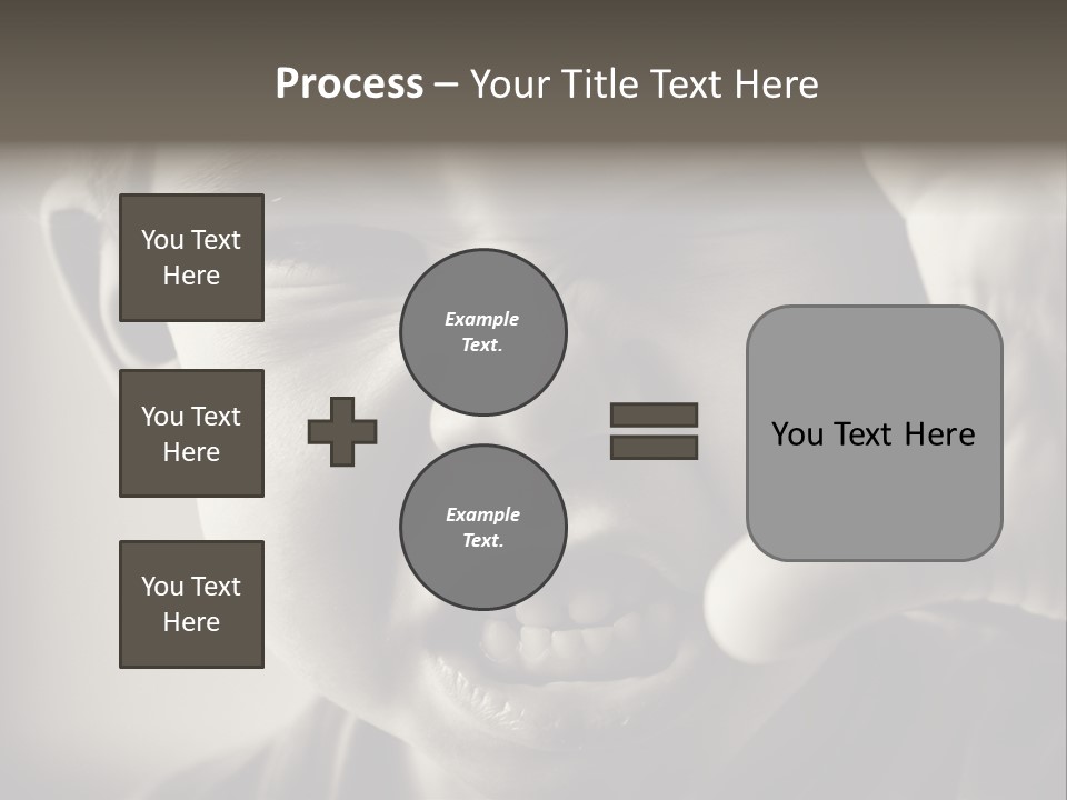 Baby Face Person PowerPoint Template