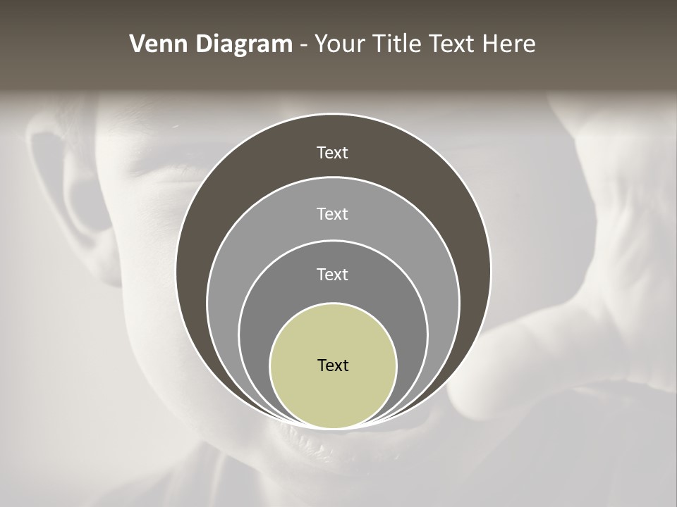 Baby Face Person PowerPoint Template