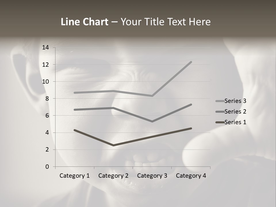 Baby Face Person PowerPoint Template