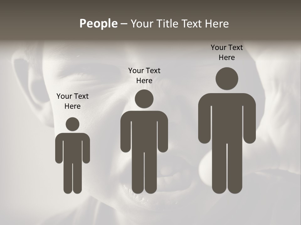 Baby Face Person PowerPoint Template