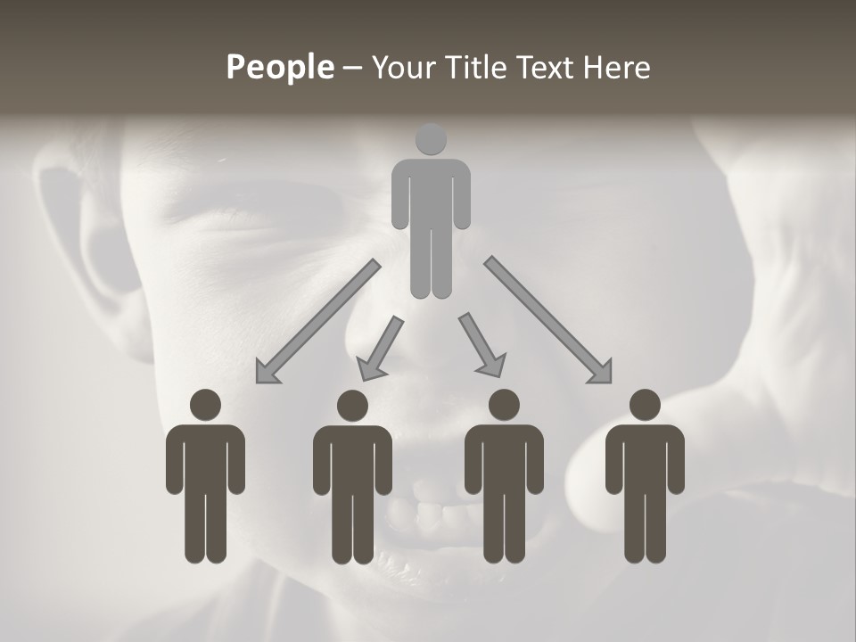 Baby Face Person PowerPoint Template