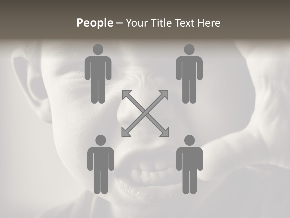 Baby Face Person PowerPoint Template