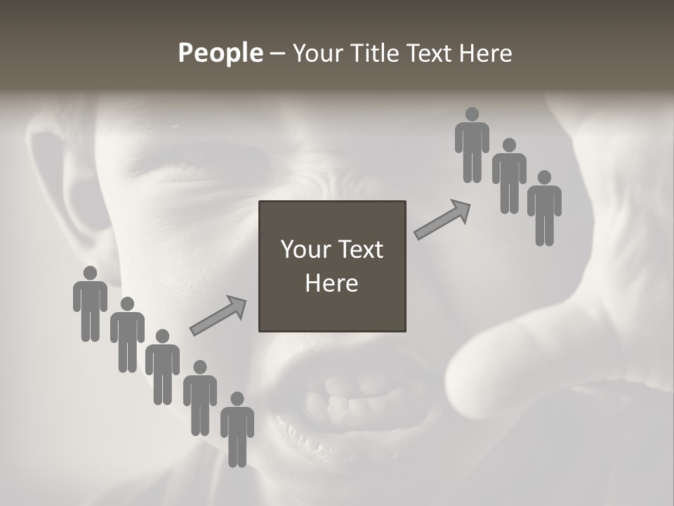 Baby Face Person PowerPoint Template