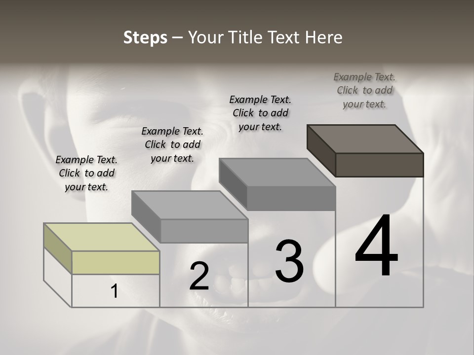 Baby Face Person PowerPoint Template