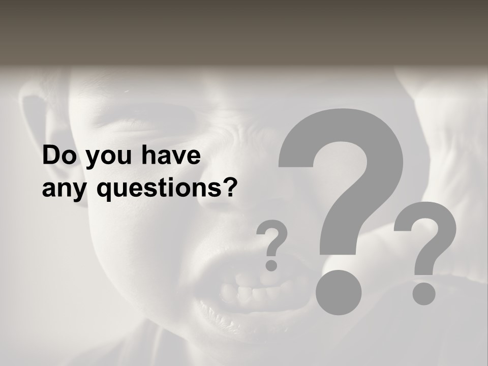 Baby Face Person PowerPoint Template