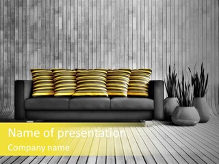 Nice Luxury Plant PowerPoint Template