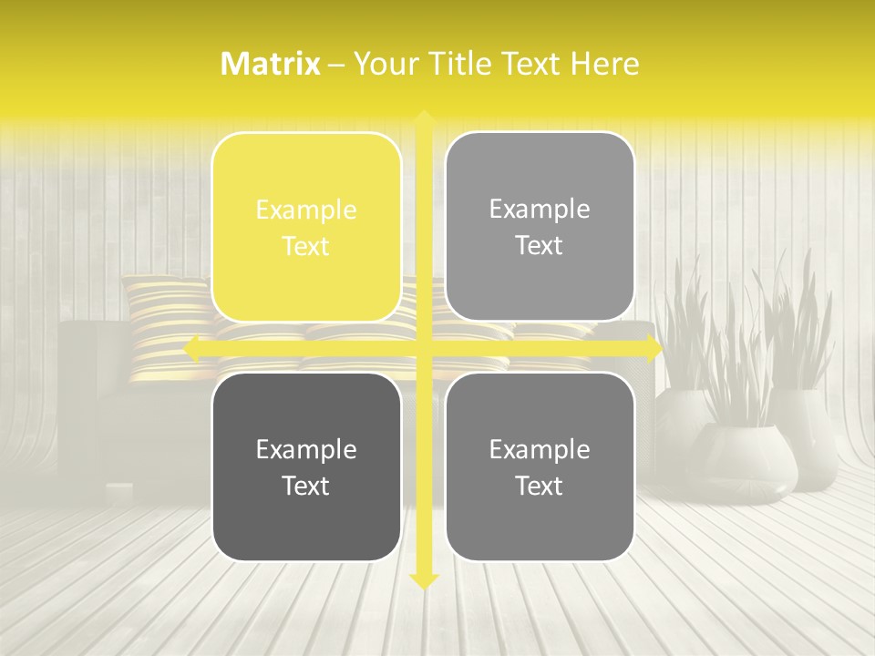 Nice Luxury Plant PowerPoint Template