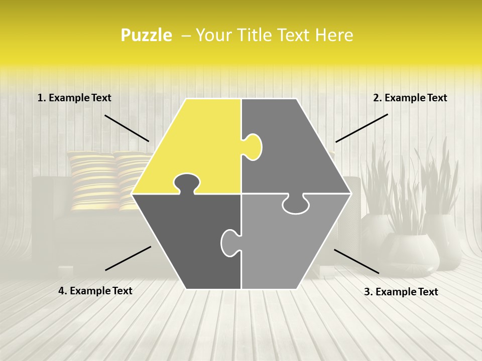 Nice Luxury Plant PowerPoint Template