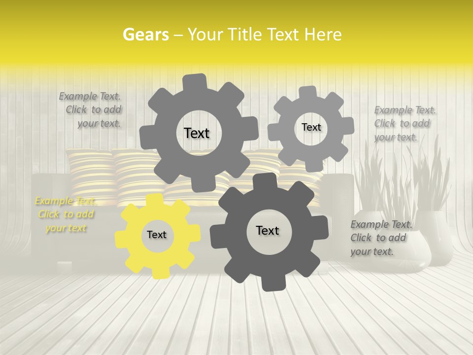 Nice Luxury Plant PowerPoint Template