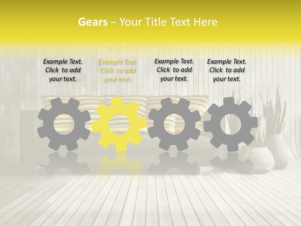 Nice Luxury Plant PowerPoint Template