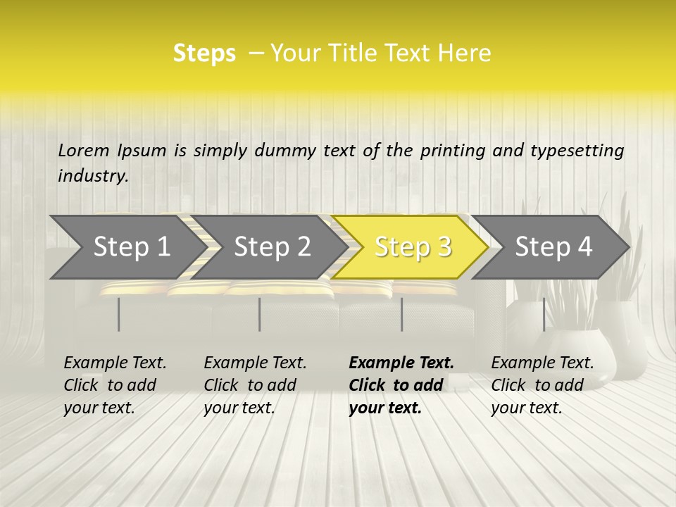 Nice Luxury Plant PowerPoint Template
