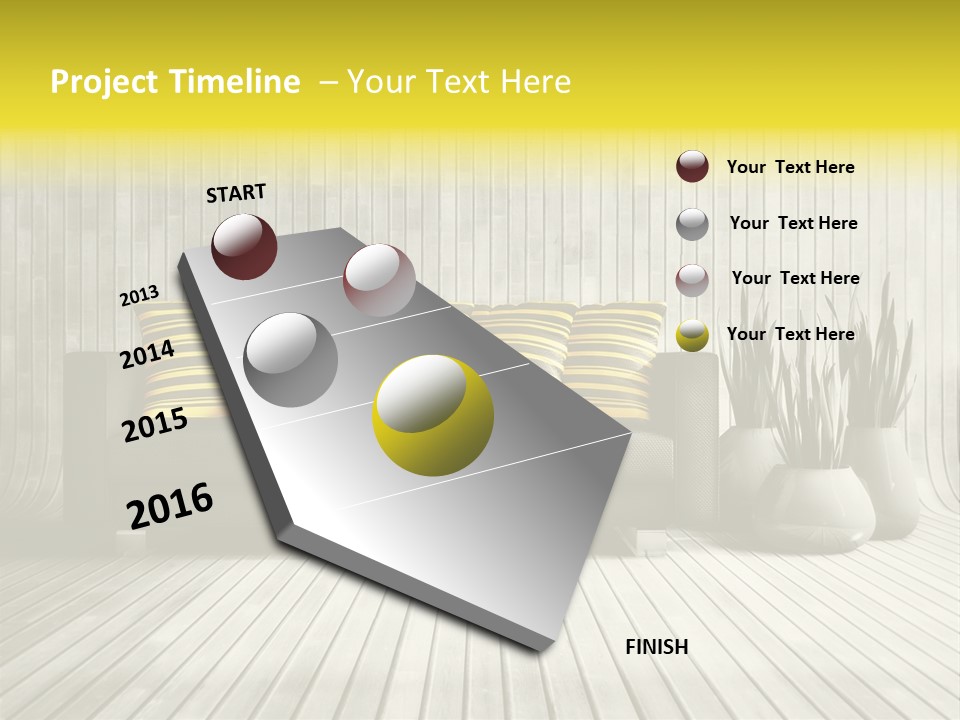 Nice Luxury Plant PowerPoint Template