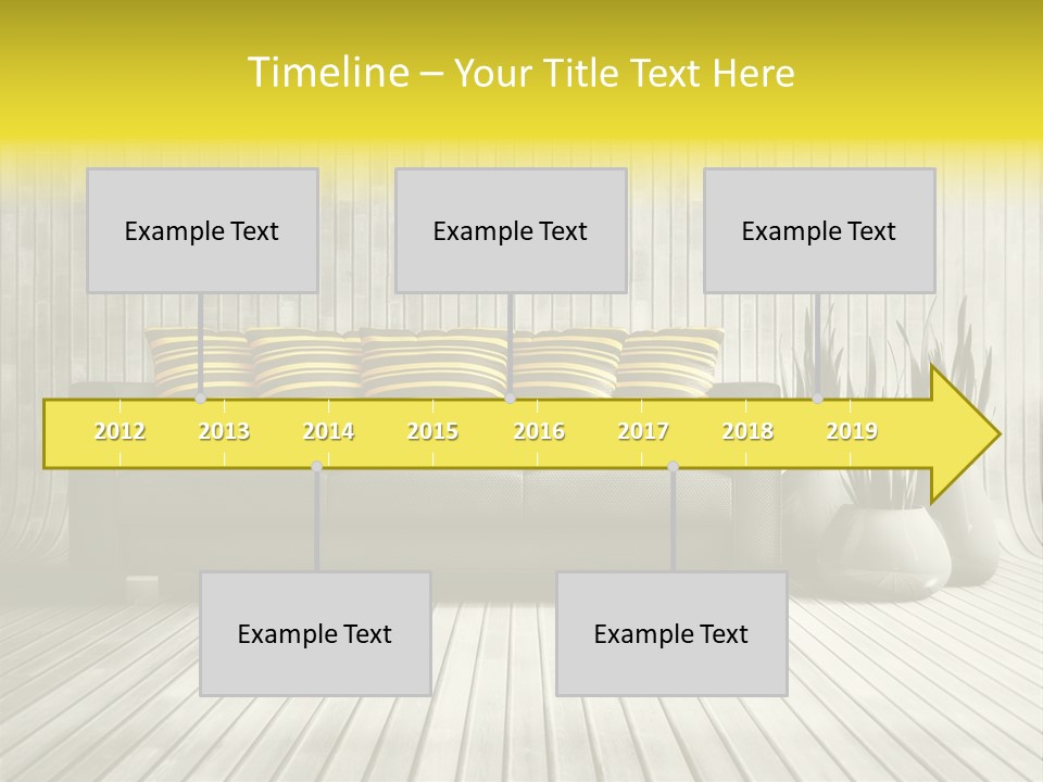 Nice Luxury Plant PowerPoint Template