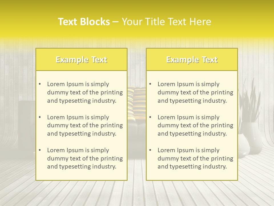 Nice Luxury Plant PowerPoint Template