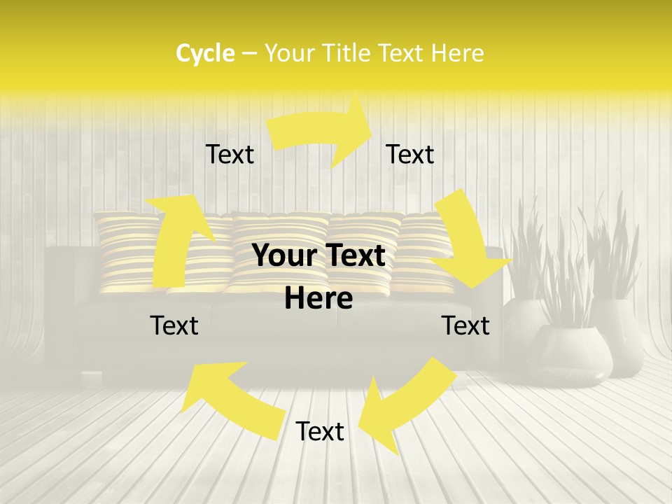 Nice Luxury Plant PowerPoint Template