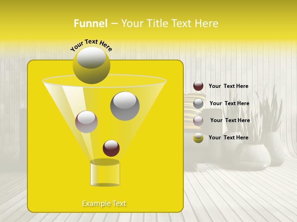 Nice Luxury Plant PowerPoint Template