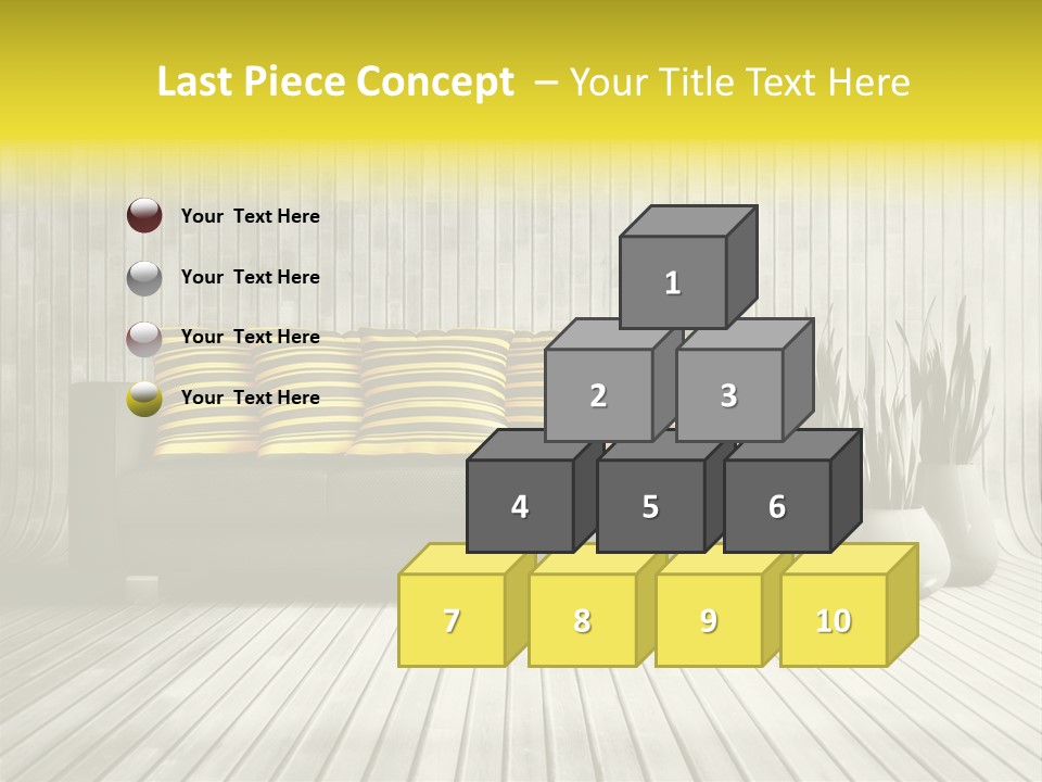 Nice Luxury Plant PowerPoint Template