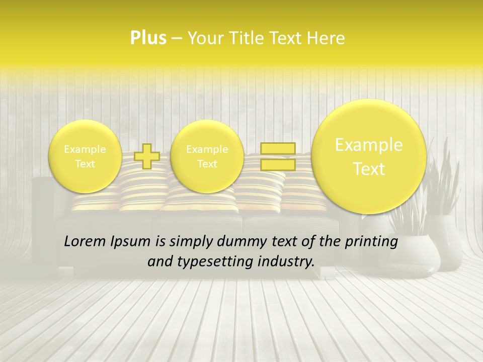 Nice Luxury Plant PowerPoint Template