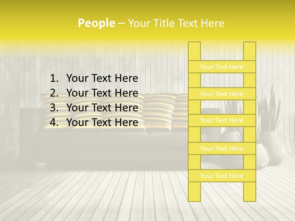 Nice Luxury Plant PowerPoint Template