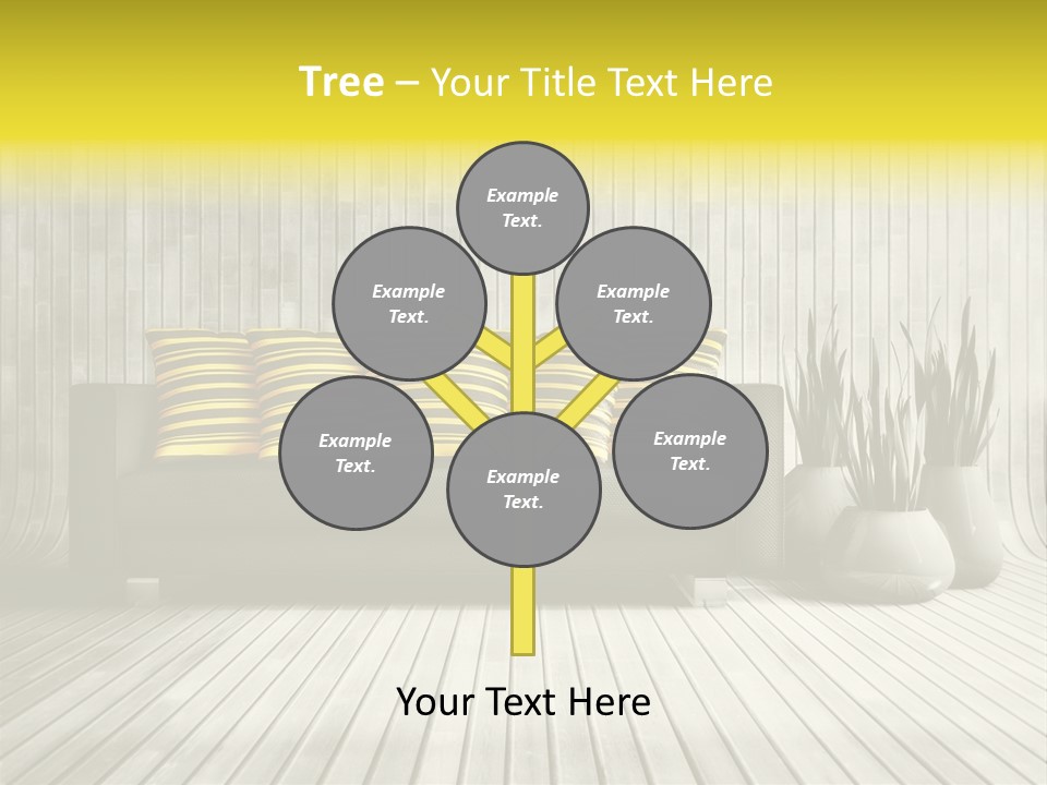 Nice Luxury Plant PowerPoint Template