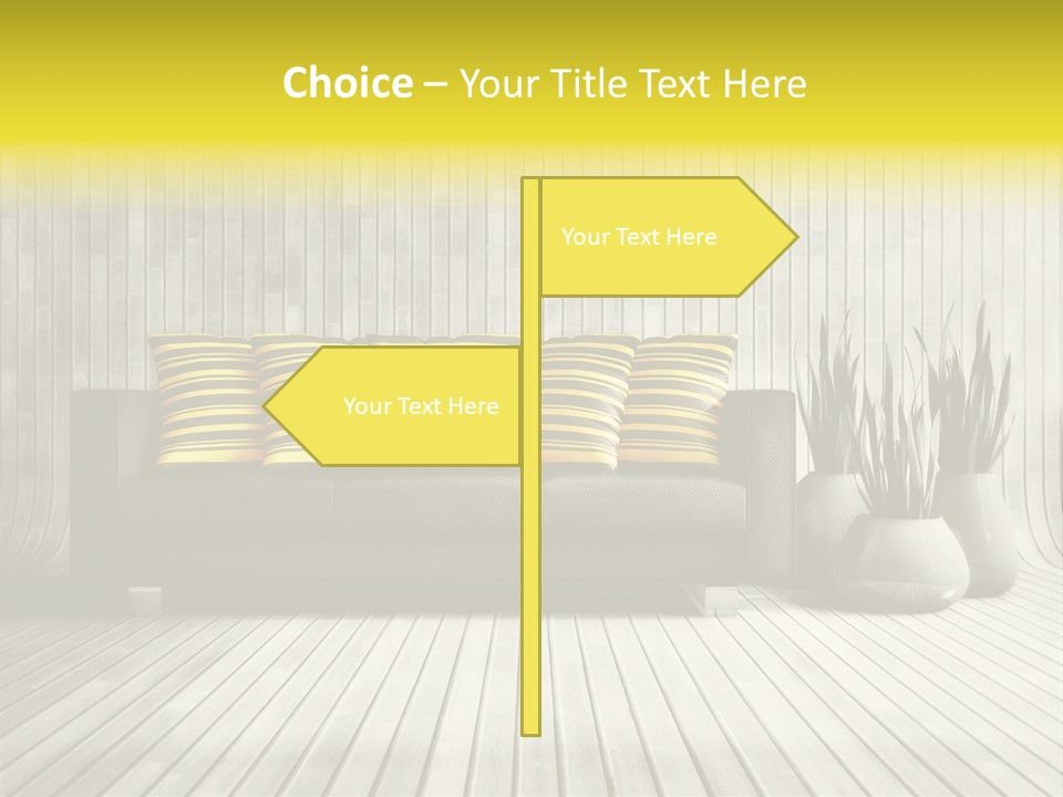 Nice Luxury Plant PowerPoint Template