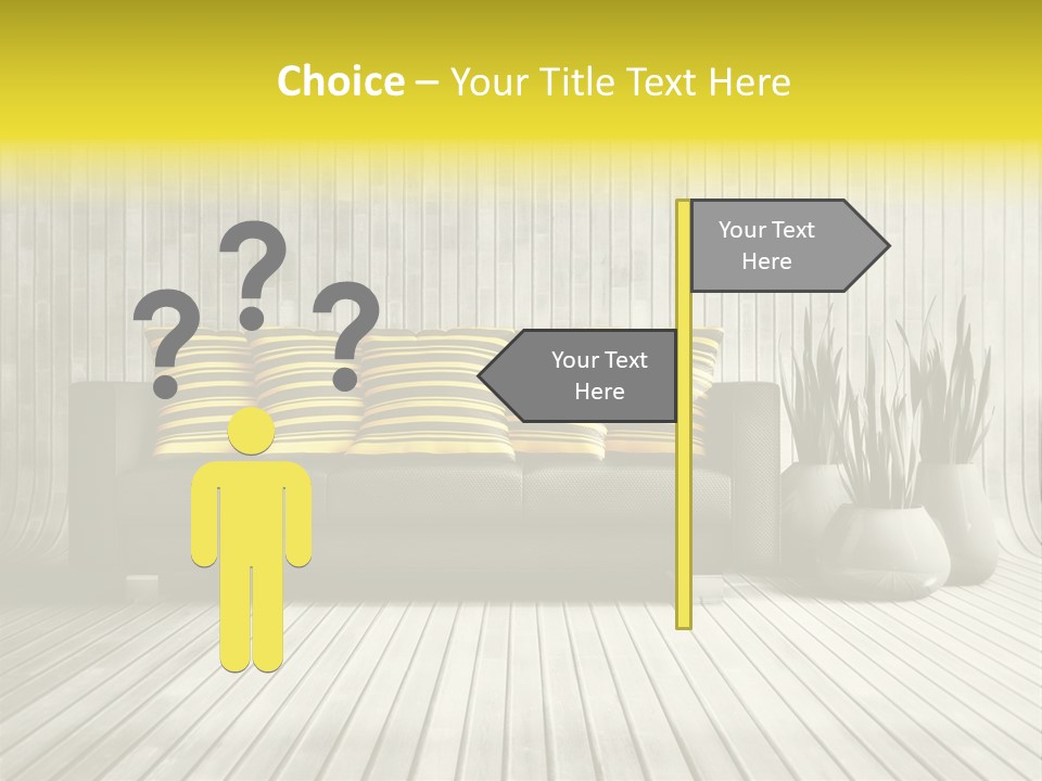 Nice Luxury Plant PowerPoint Template