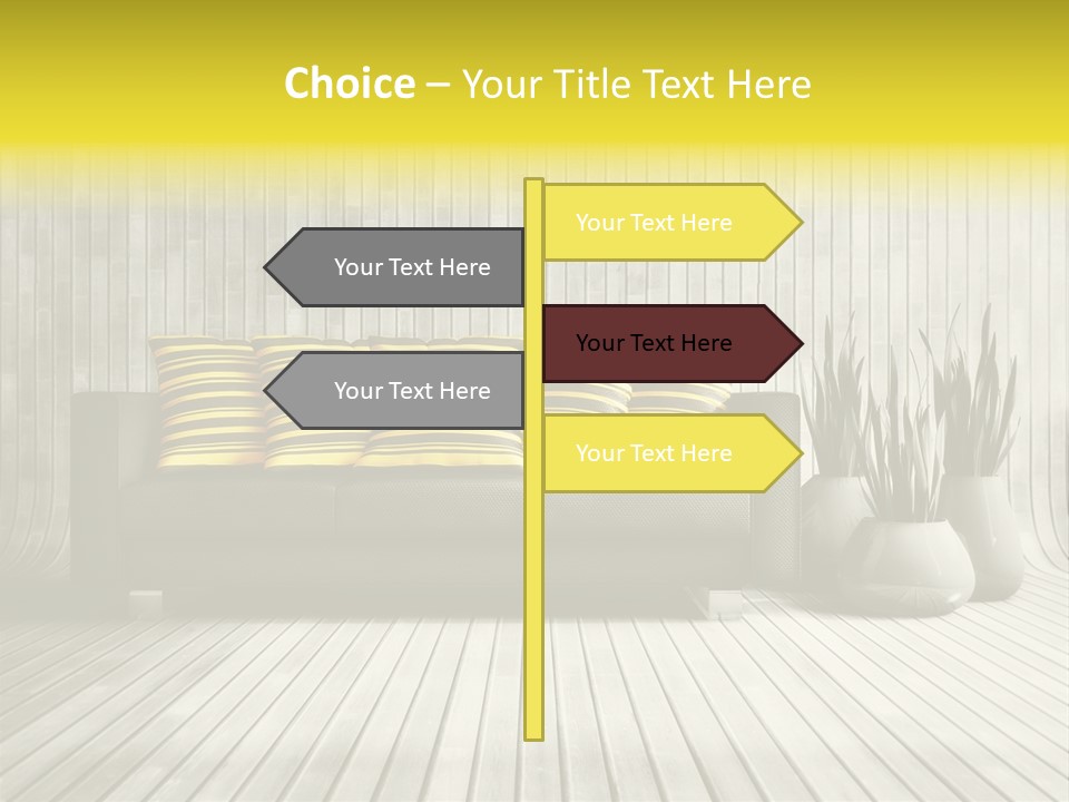 Nice Luxury Plant PowerPoint Template