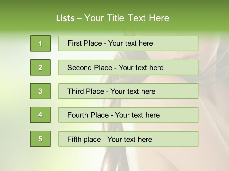Natural Hot Cosmetics PowerPoint Template