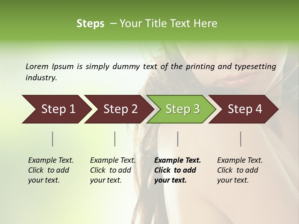 Natural Hot Cosmetics PowerPoint Template