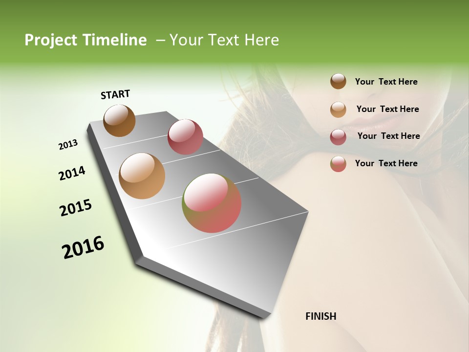 Natural Hot Cosmetics PowerPoint Template
