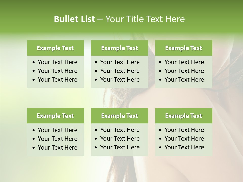 Natural Hot Cosmetics PowerPoint Template