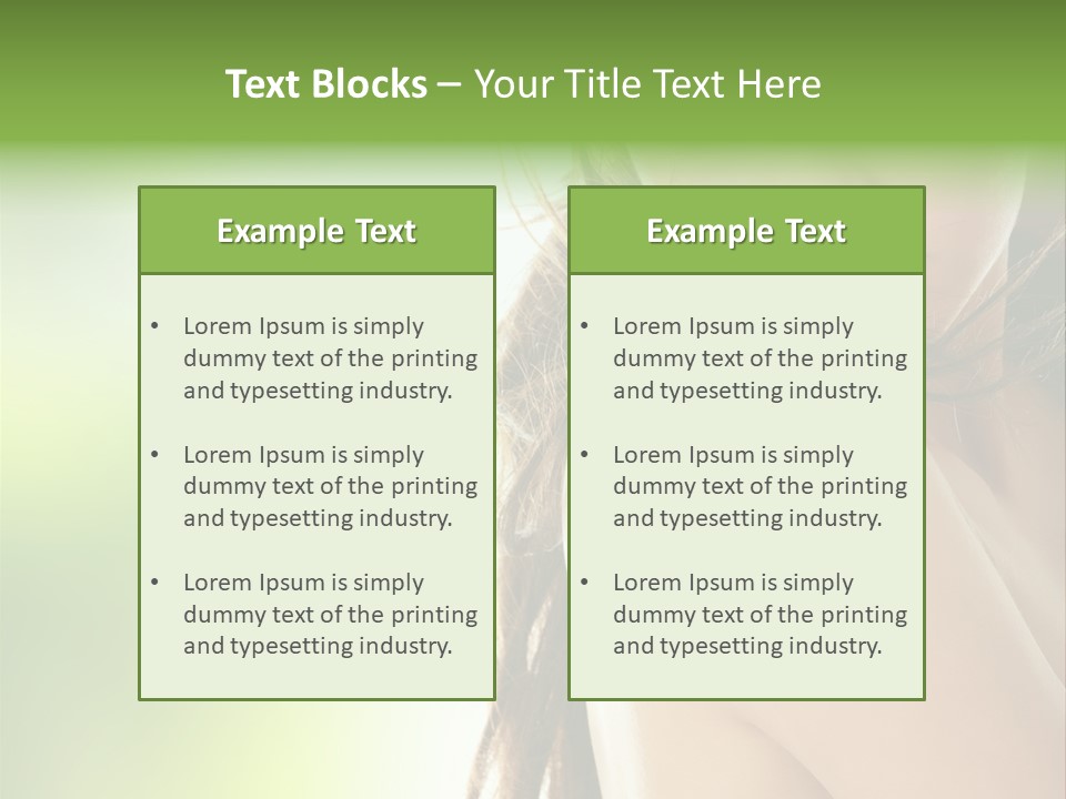 Natural Hot Cosmetics PowerPoint Template