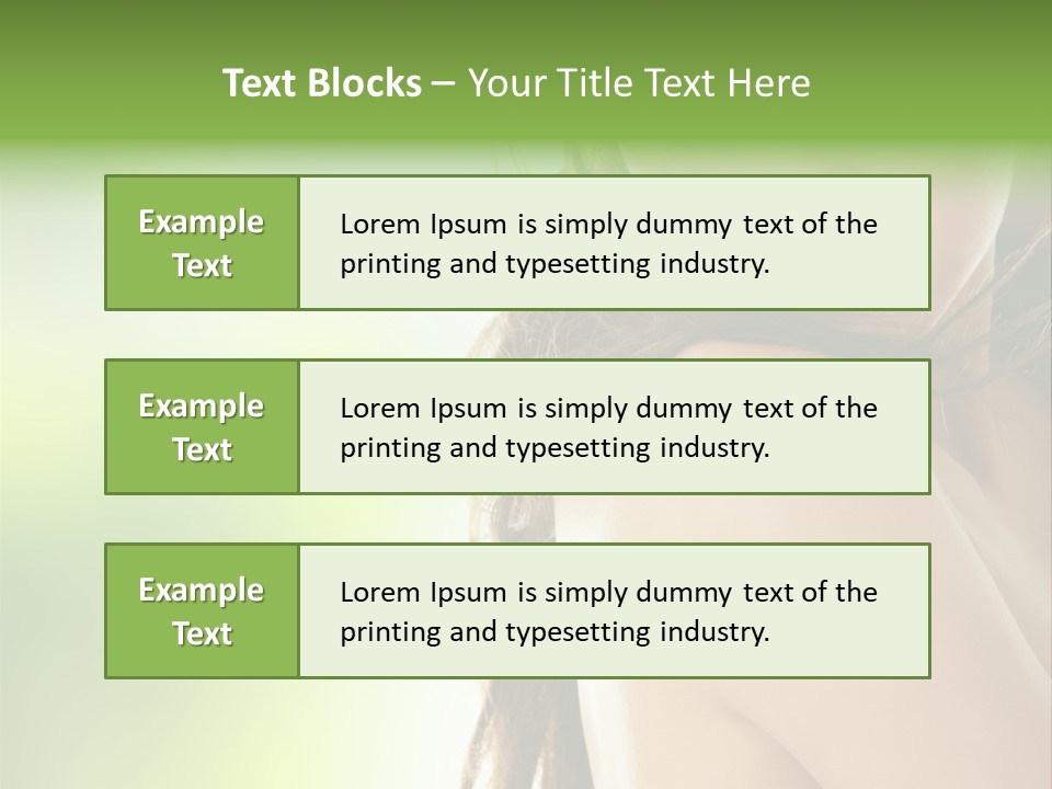 Natural Hot Cosmetics PowerPoint Template