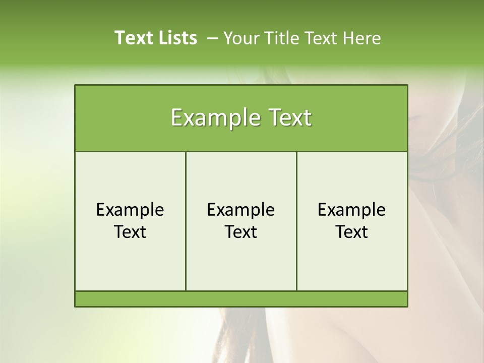 Natural Hot Cosmetics PowerPoint Template
