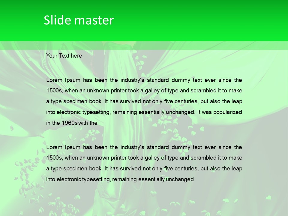 Goddess Caucasian Female PowerPoint Template