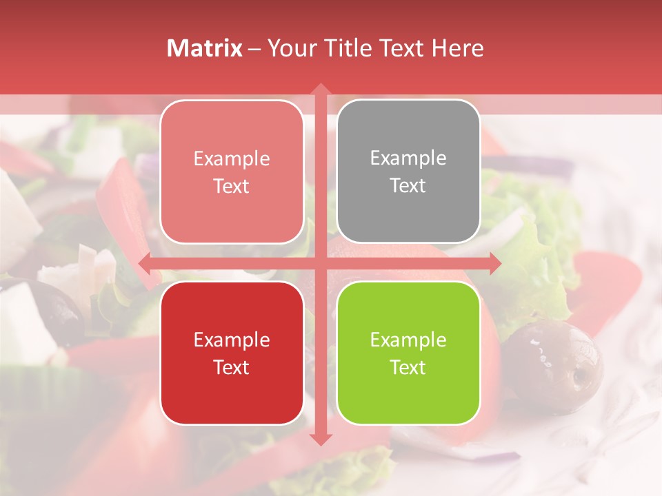 Salad Fresh Mediterranean PowerPoint Template