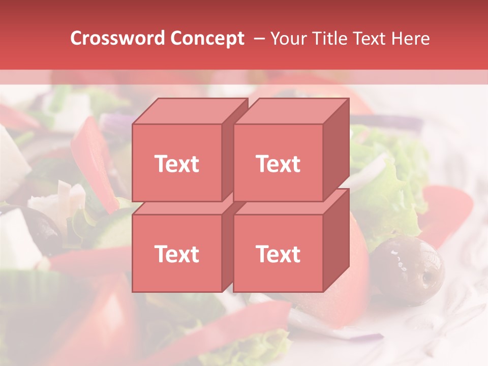 Salad Fresh Mediterranean PowerPoint Template