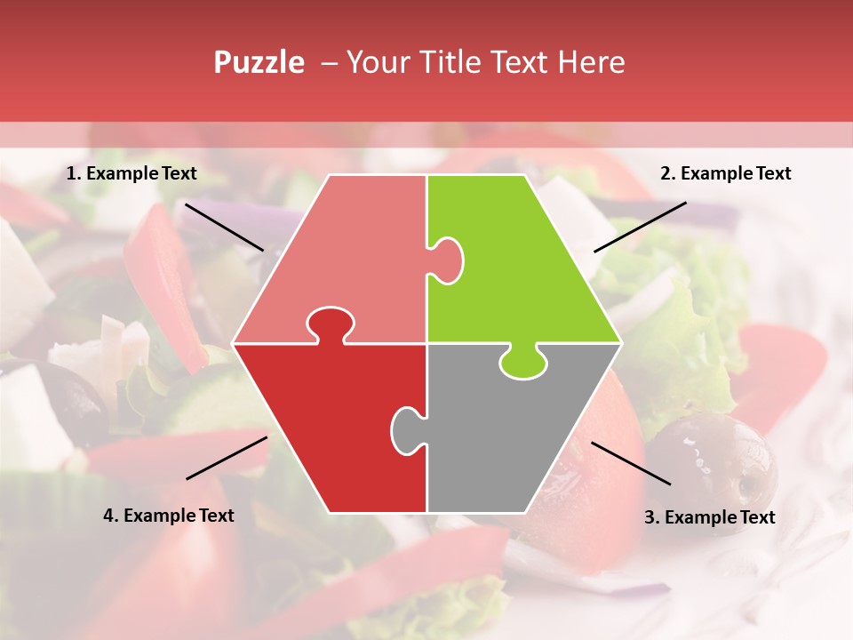 Salad Fresh Mediterranean PowerPoint Template