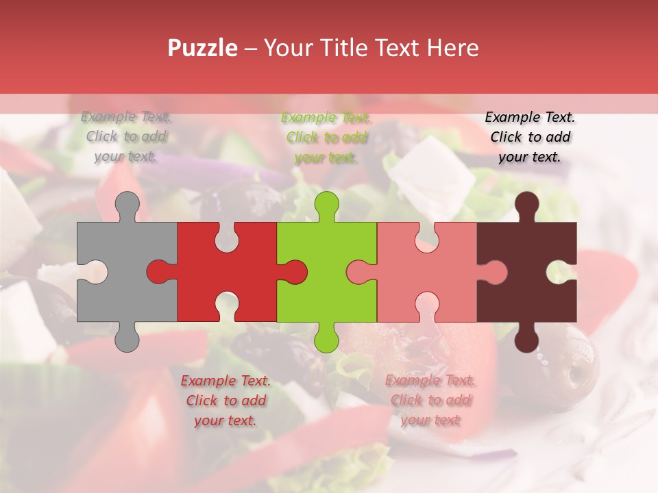 Salad Fresh Mediterranean PowerPoint Template