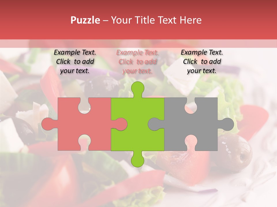 Salad Fresh Mediterranean PowerPoint Template